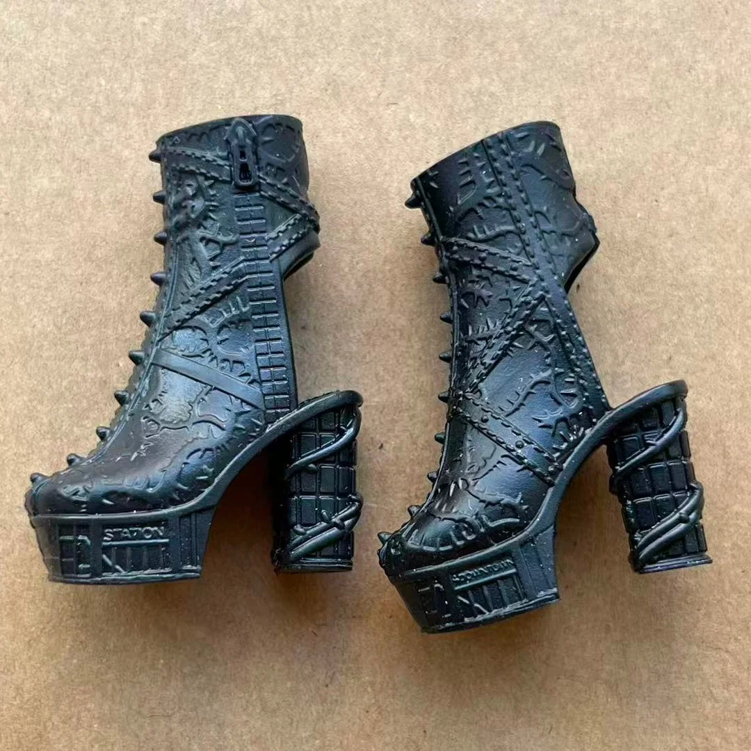 1/6 Scale Monstering Doll DIY Dressing Shoes Sandals Boots Collectible Doll Footwear Parts Decorative Accessories for Collectors