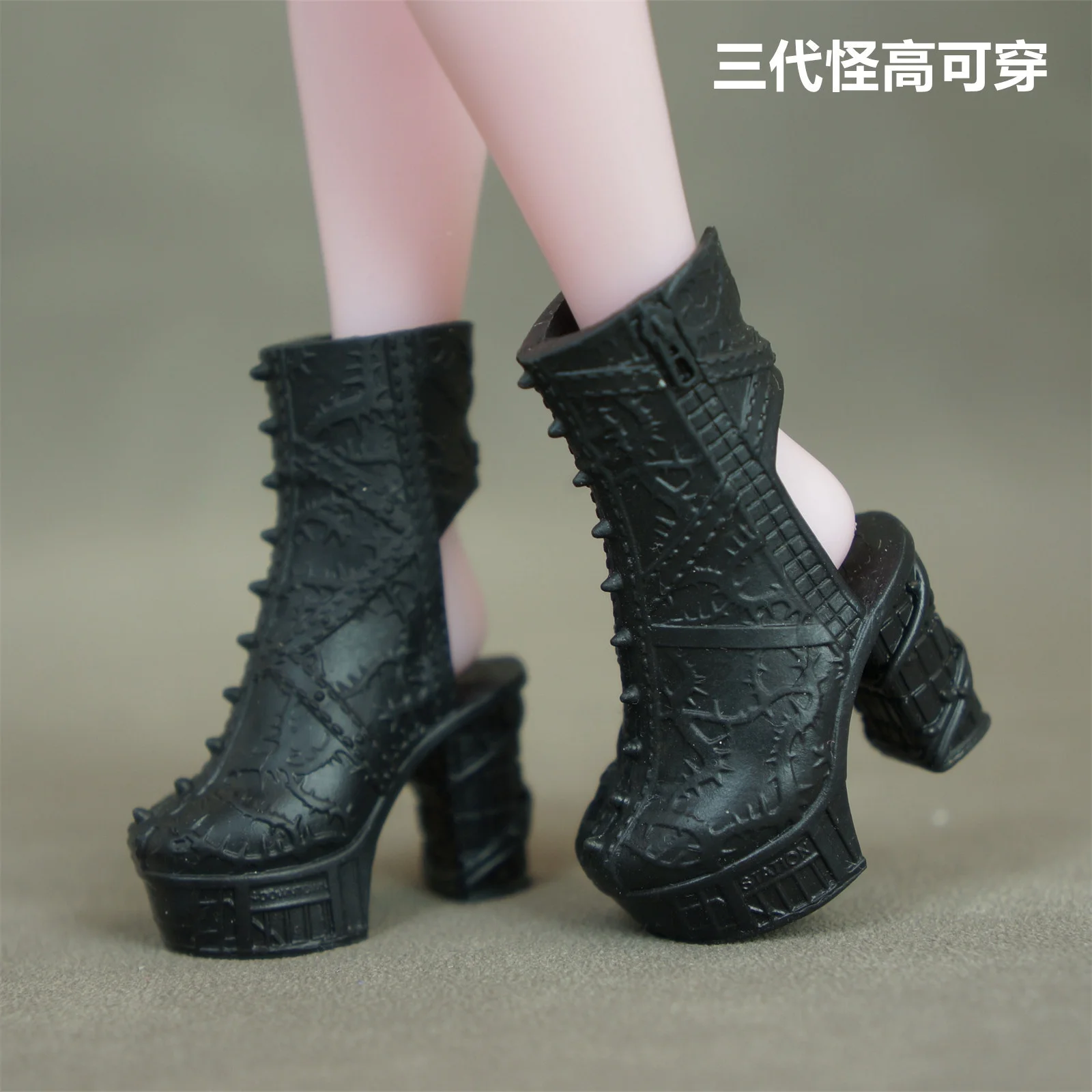1/6 Scale Monstering Doll DIY Dressing Shoes Sandals Boots Collectible Doll Footwear Parts Decorative Accessories for Collectors