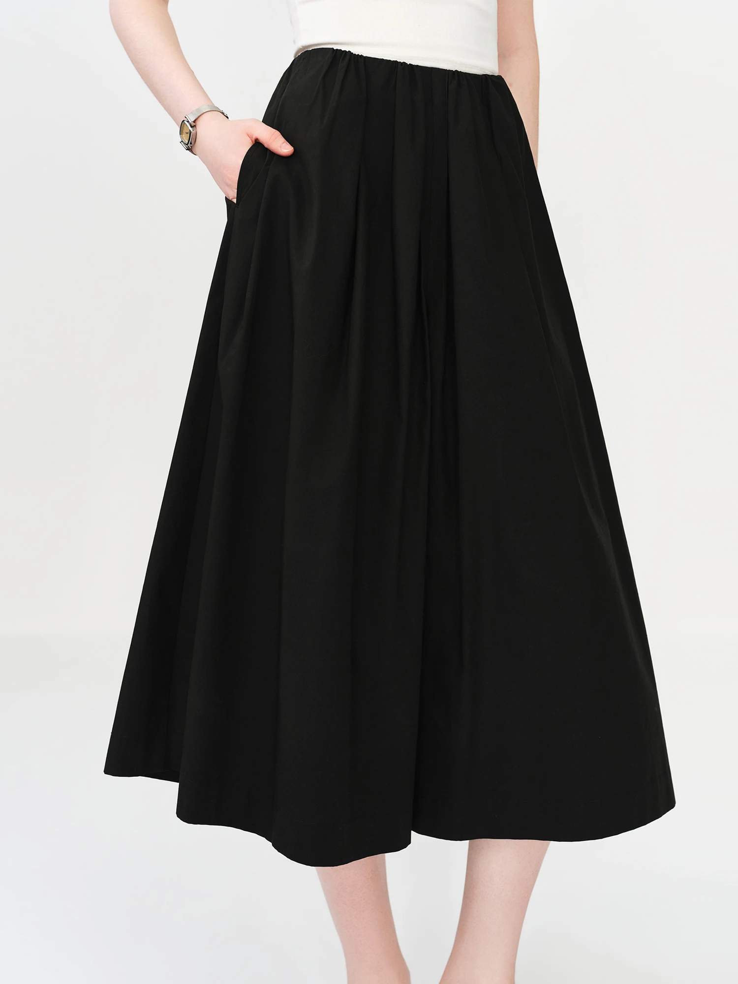 FSLE Cozy Cotton Casual Pants Wide-Leg Fit for Women's Summer 2026 New Arrival A-line Silhouette for Casual Outfits Resort Pants