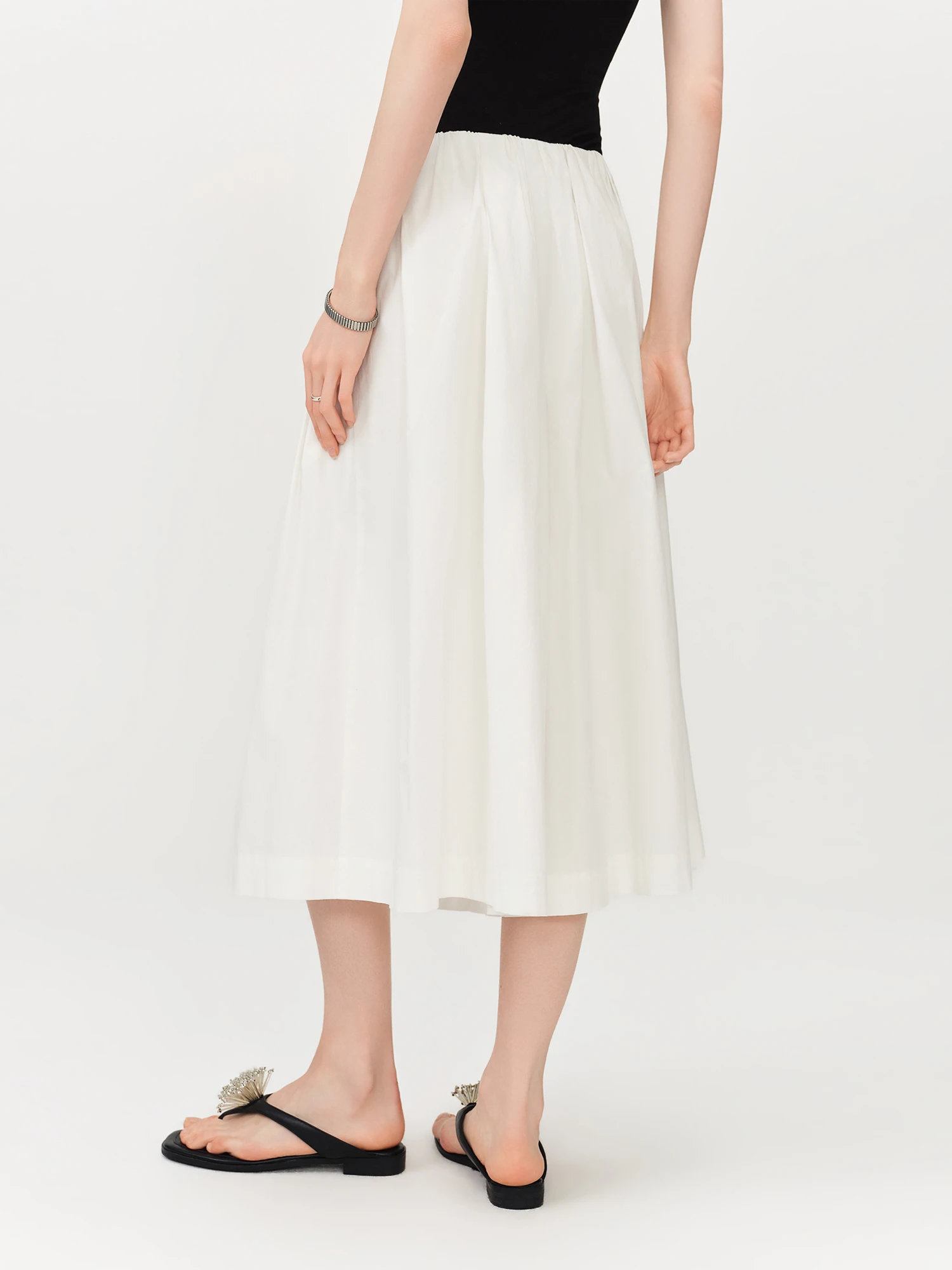 FSLE Cozy Cotton Casual Pants Wide-Leg Fit for Women's Summer 2026 New Arrival A-line Silhouette for Casual Outfits Resort Pants