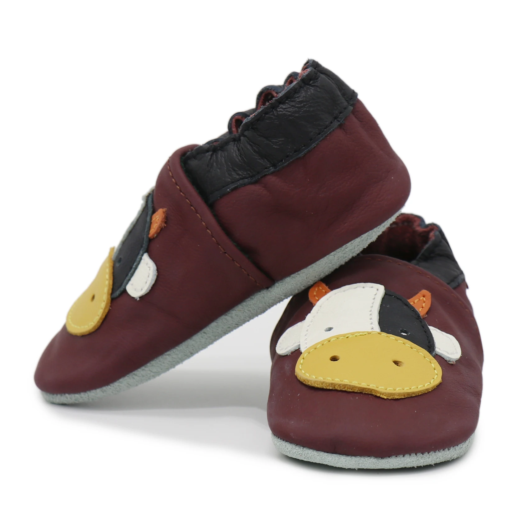 005 Soft Leather Shoes Baby Boy Girl Infant Shoe Slippers 0-6 Months to 7-8 Years First Walkers Leather Skid-Proof Kids Shoes
