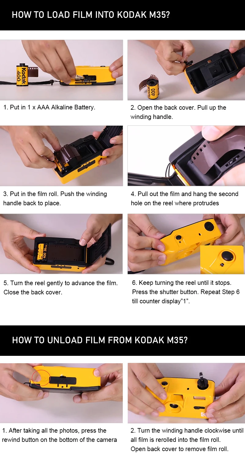 KODAK ColorPlus 200 35mm Color Negative Film ISO 200 135-36 C-41 Daylight Color Print Film For Film Camera