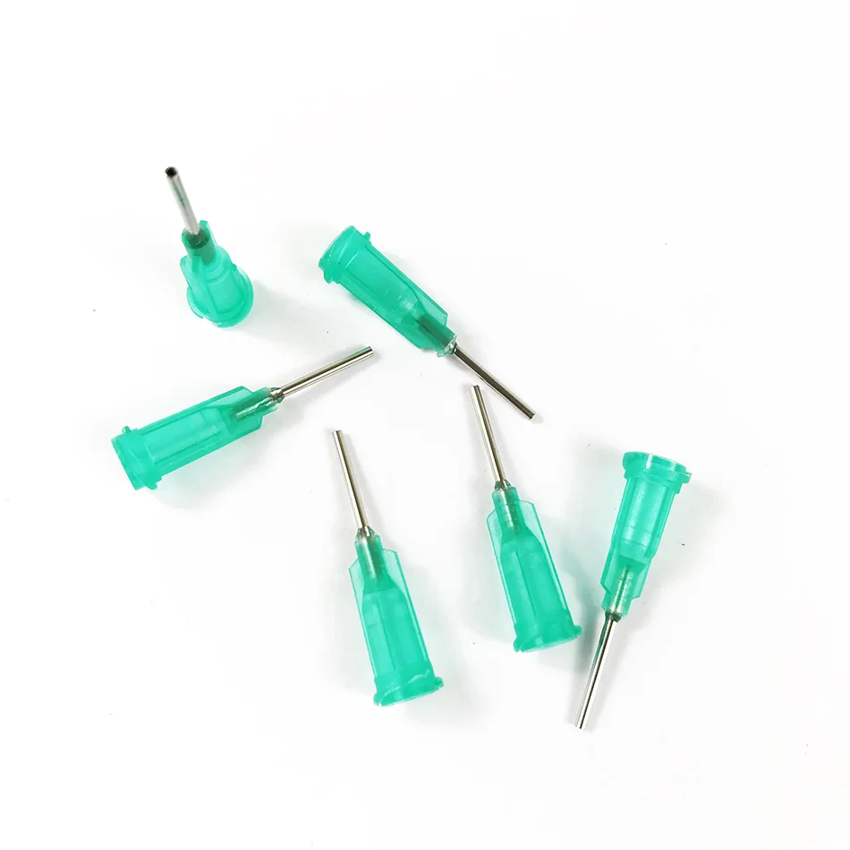 50pcs Luer Lock Syringes Screw Needle Tips Liquid Dispenser Syringe Needles 14G 20G,21G 22G,23G,24G,25G Mixing Many Liquid