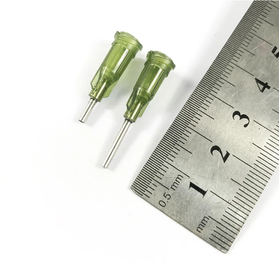 50pcs Luer Lock Syringes Screw Needle Tips Liquid Dispenser Syringe Needles 14G 20G,21G 22G,23G,24G,25G Mixing Many Liquid