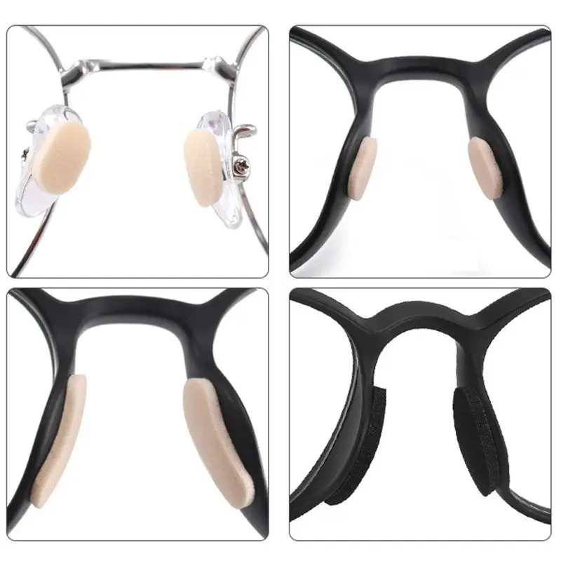 40Pcs Soft Foam Nose Pads Self Adhesive Eyeglass EVA Nose Pads Anti-Slip Glasses No Makeup Nose Pads Eyeglasses Nosepads