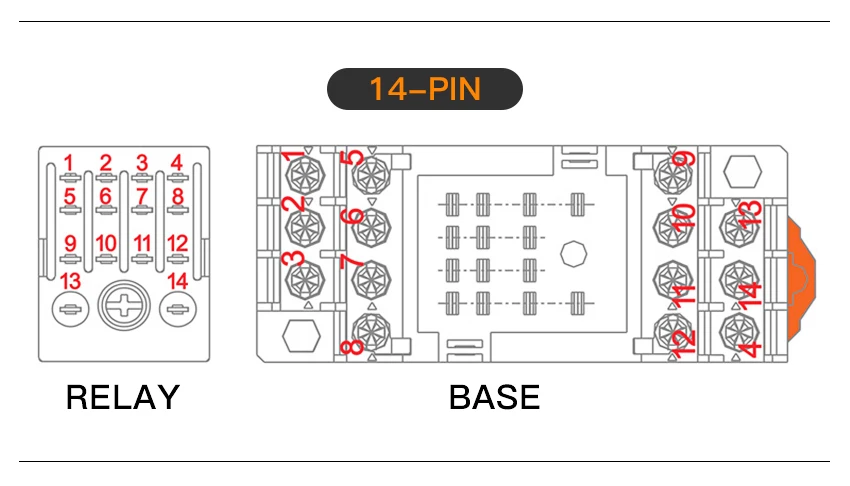 JQX-13F HH62P High power Relay Coil General DPDT Micro Mini Electromagnetic Relay Switch with Socket Base AC110V220V DC12V24V10A