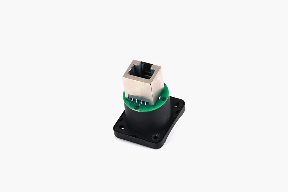 1PC RJ45 Shield Network Connector 8p8c Female Panel Mount Sockets RJ45 Ethernet Connector, Normal&Right Angle styles for options