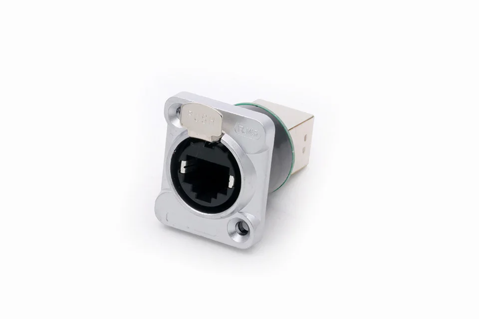 1PC RJ45 Shield Network Connector 8p8c Female Panel Mount Sockets RJ45 Ethernet Connector, Normal&Right Angle styles for options