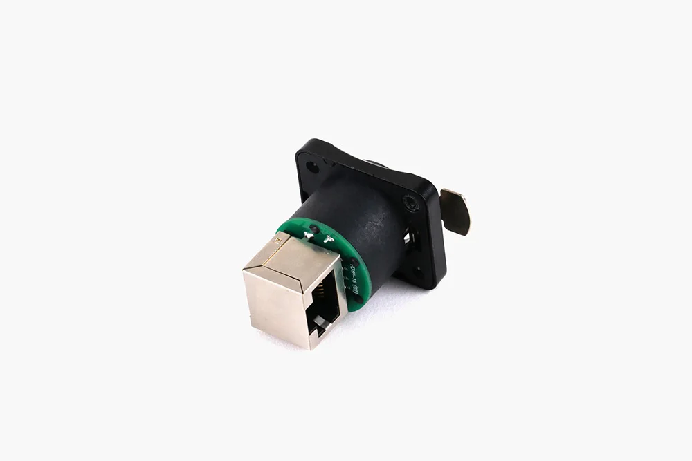 1PC RJ45 Shield Network Connector 8p8c Female Panel Mount Sockets RJ45 Ethernet Connector, Normal&Right Angle styles for options