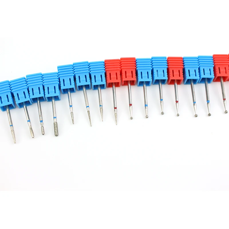 Diamond Nail Drill Bits Electric Manicure Machine Milling Bit Cuticle Accessories Rotary Burr Mills Cutter Nail Remover Tools
