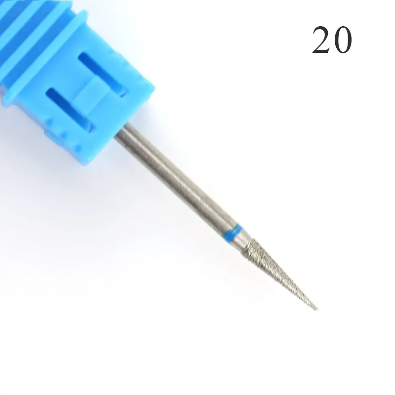 Diamond Nail Drill Bits Electric Manicure Machine Milling Bit Cuticle Accessories Rotary Burr Mills Cutter Nail Remover Tools
