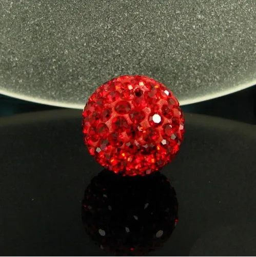 10mm 19 Colors Czech Crystal Rhinestones Pave Clay Round Disco Ball Loose Spacer Beads Bracelet Necklace Earring Making 10pcs/lo