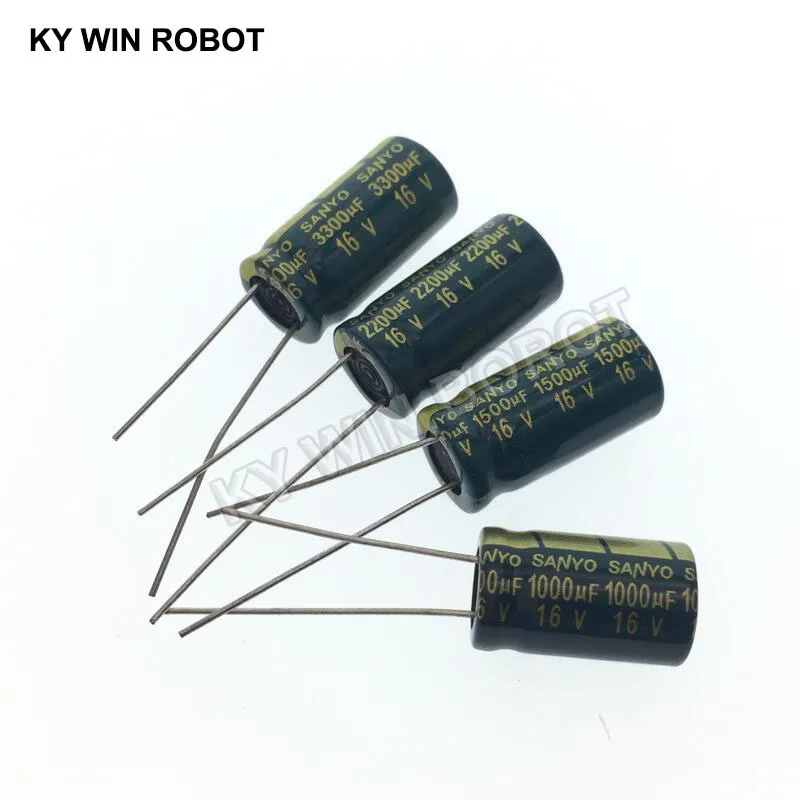 2-50pcs 10V 16V 25V 35V 50V High Frequency Low ESR Aluminum Capacitor 100UF 220UF 330UF 470UF 680UF 1000UF 1500UF 2200UF 3300UF