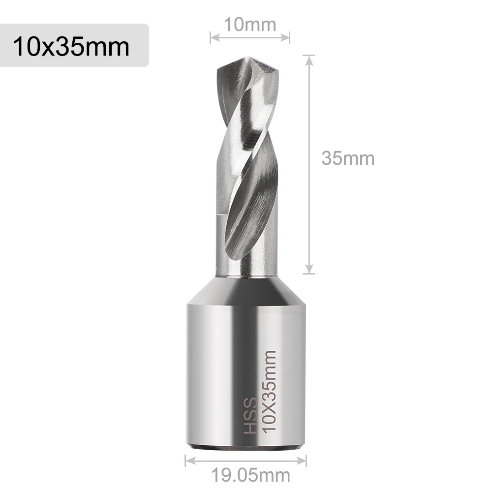 CMCP 1pc 6-60mm High Speed Steel Metal Core Drill Bit Annular Cutter Hollow Drill Bit Hole Opener Hole Saw Metal Drilling Tools