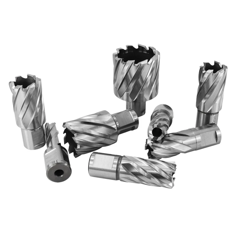 CMCP 1pc 6-60mm High Speed Steel Metal Core Drill Bit Annular Cutter Hollow Drill Bit Hole Opener Hole Saw Metal Drilling Tools