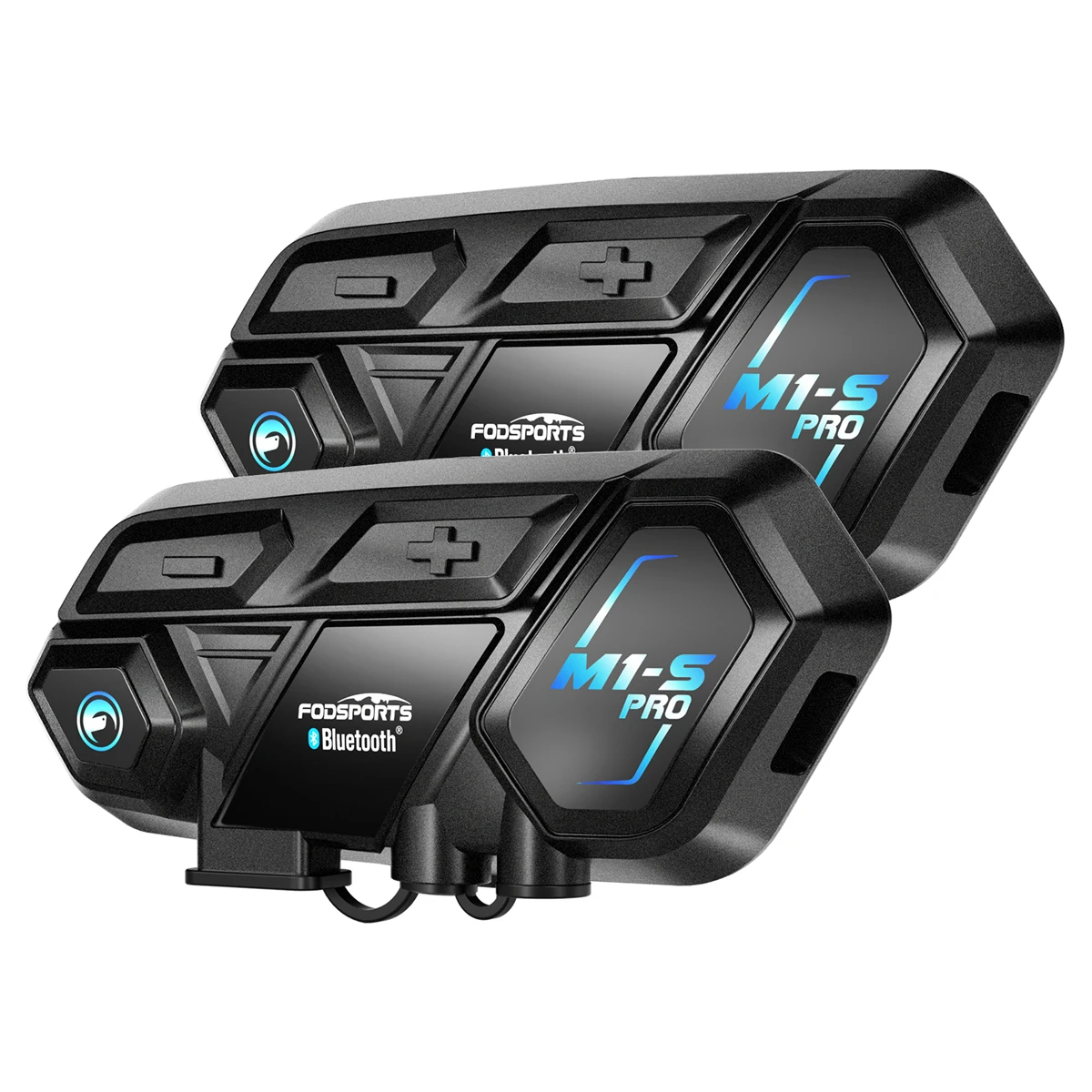 Fodsports Motorcycle Bluetooth Helmet Headset Intercom for 8 Riders M1S Pro Waterproof Wireless Intercomunicador Interphone MP3
