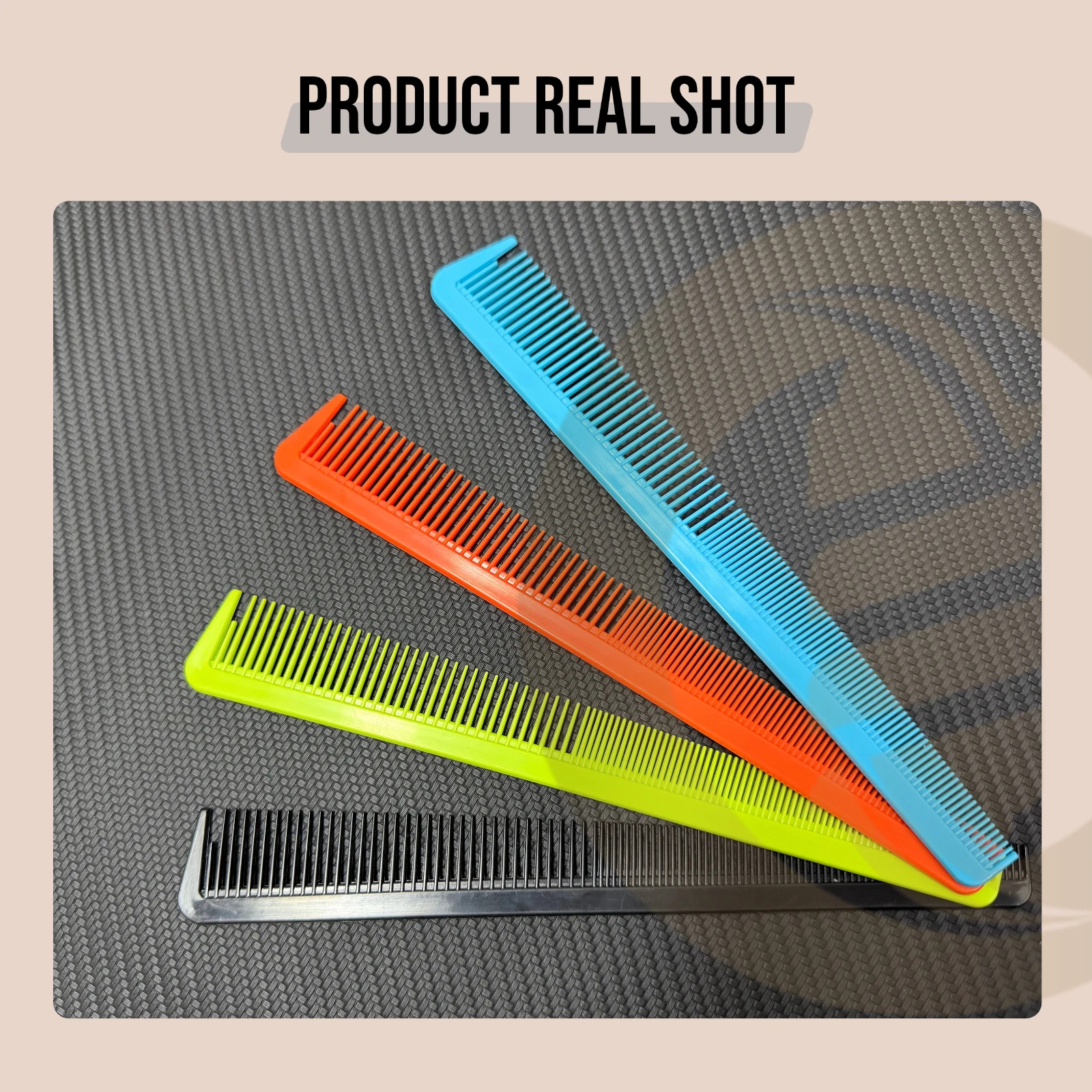 2Pcs NEW Professional Barber Dual Spining Comb Wide and Fine Tooth Cutting Comb Taper Comb for Salon Hairdressing Accessories