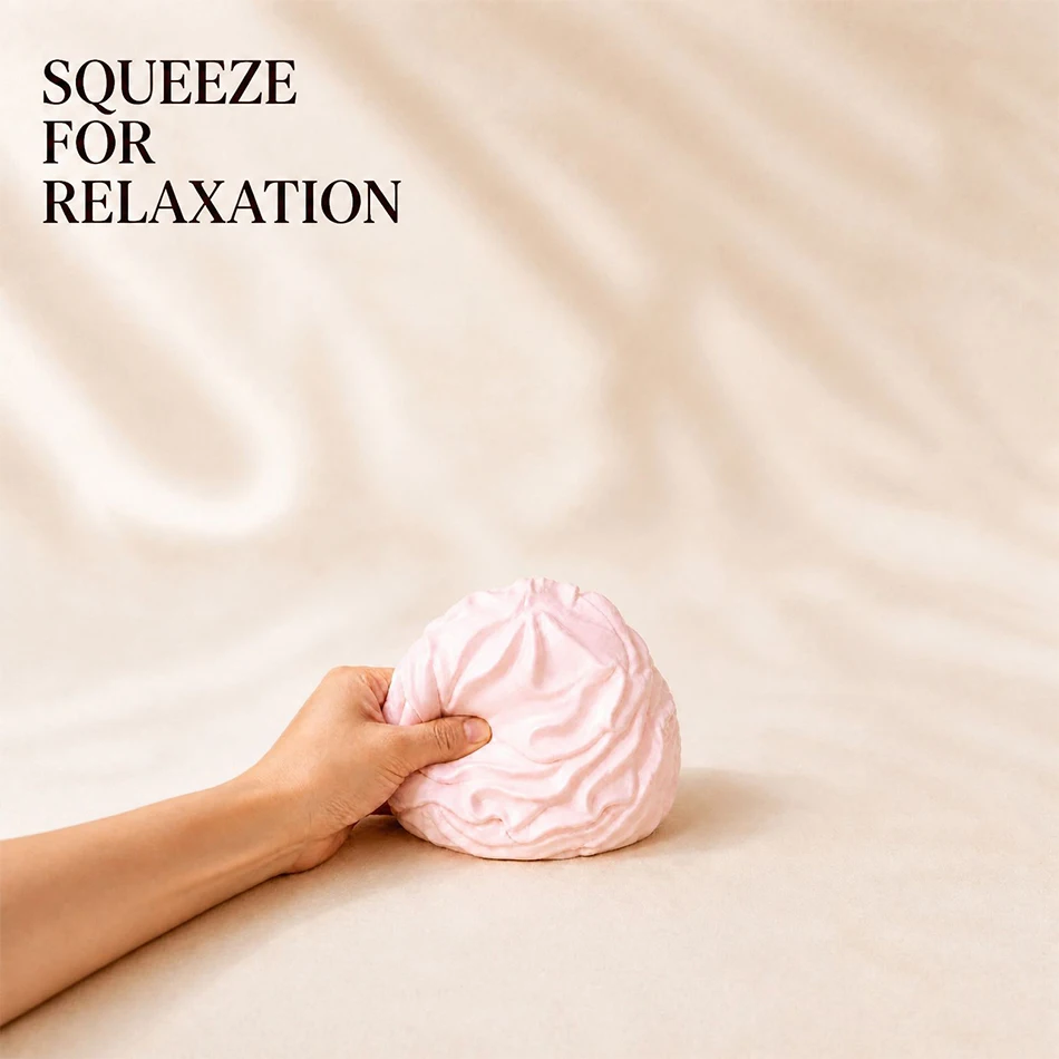 Croissant Squishy Toy Squeeze Toy Slow Rebound Stress Relief Soft Squeeze Anti-Anxiety Toy For Students Office Workers