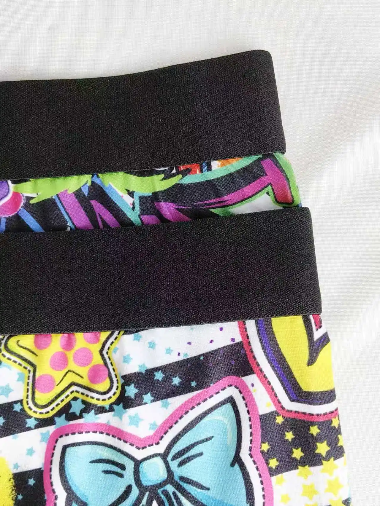 Random 5 Pieces of Men's Underwear Graffiti Personality Fashion Men's Boxers Four Seasons Trend Underwear Combination