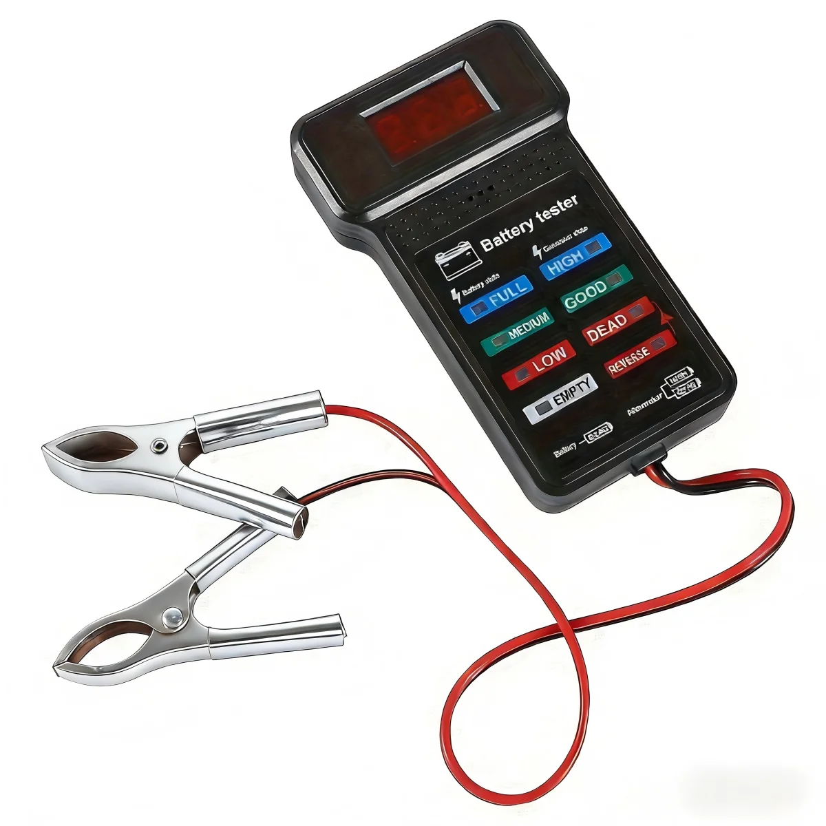 Smart Car Battery Tester, Suitable for Home Self-Checking/Repair Shops, One-Click Diagnosis of Life Span and Capacity, Quick Fault Identification, Intuitive Data Display, Compatible with Multiple Car Models, a Tester That Can Be Used in 10 Different Scenarios