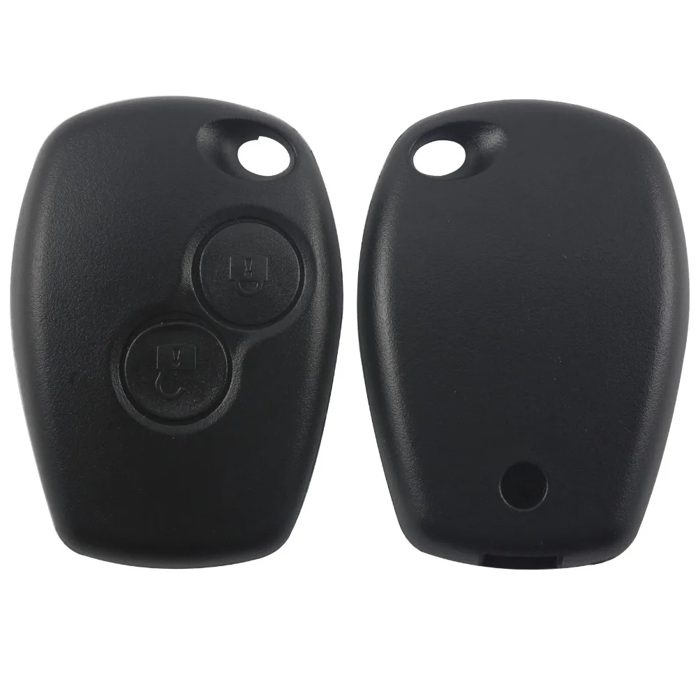 jingyuqin 2 Buttons Car Key Shell For Renault Dacia Modus Clio 3 Twingo Kangoo 2 Remote Fob Case