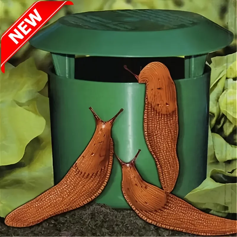 Durable Snail Slug Catcher Box Thickened Anti-Corrosion Plastic Trap No Electricity for Garden Vegetables Flowers