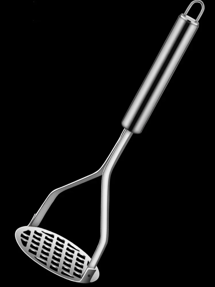Stainless Steel Potato Masher Manual Fruit Vegetable Mud Press Food Crusher for Baby Complementary Food Kitchen Gadget