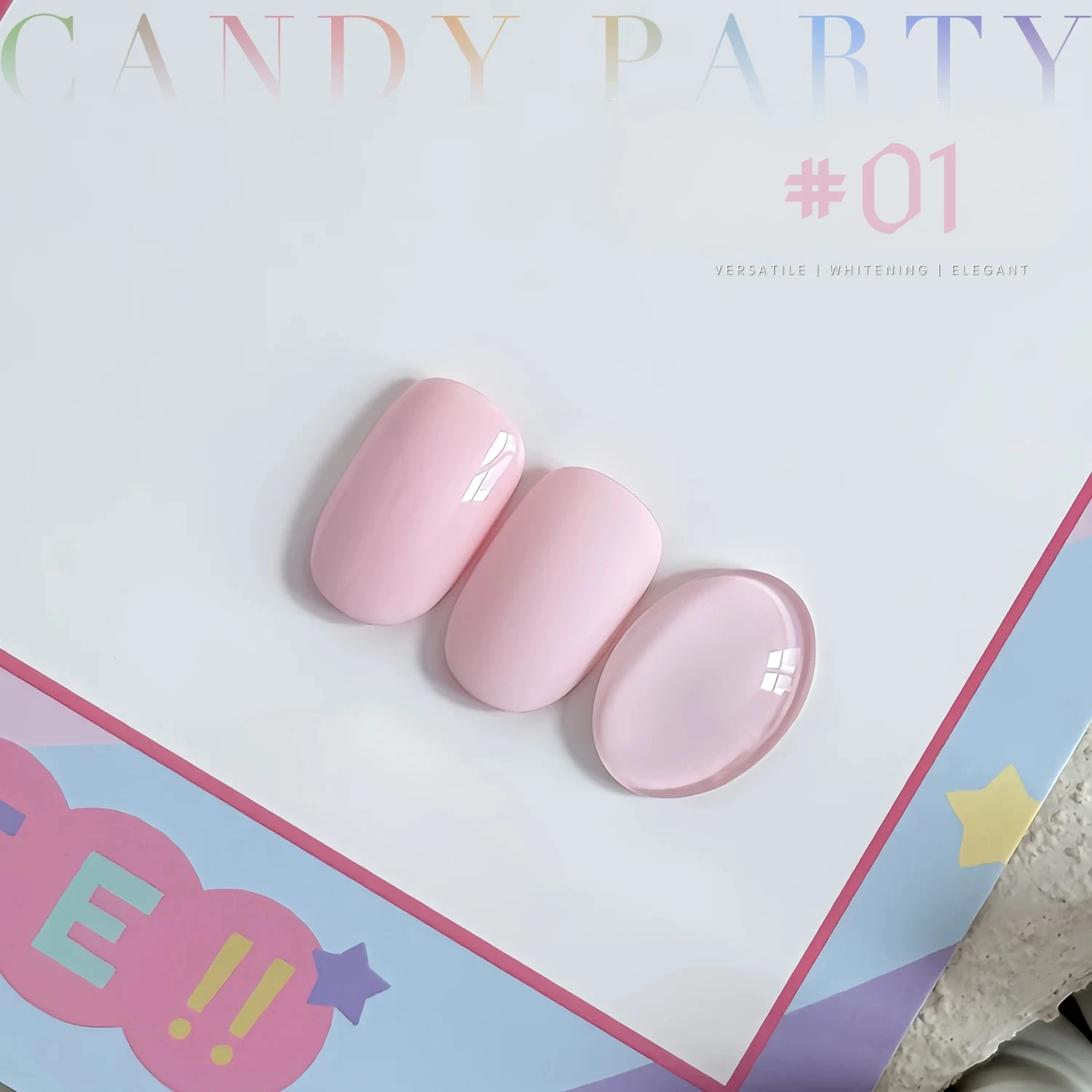 MAINEL 1-12Pcs Fashion Nude Shiny Soak Off UV Gel Nail Gel Polish Cosmetics Nail Art Nails Gel Polish Tips Nail Varnish