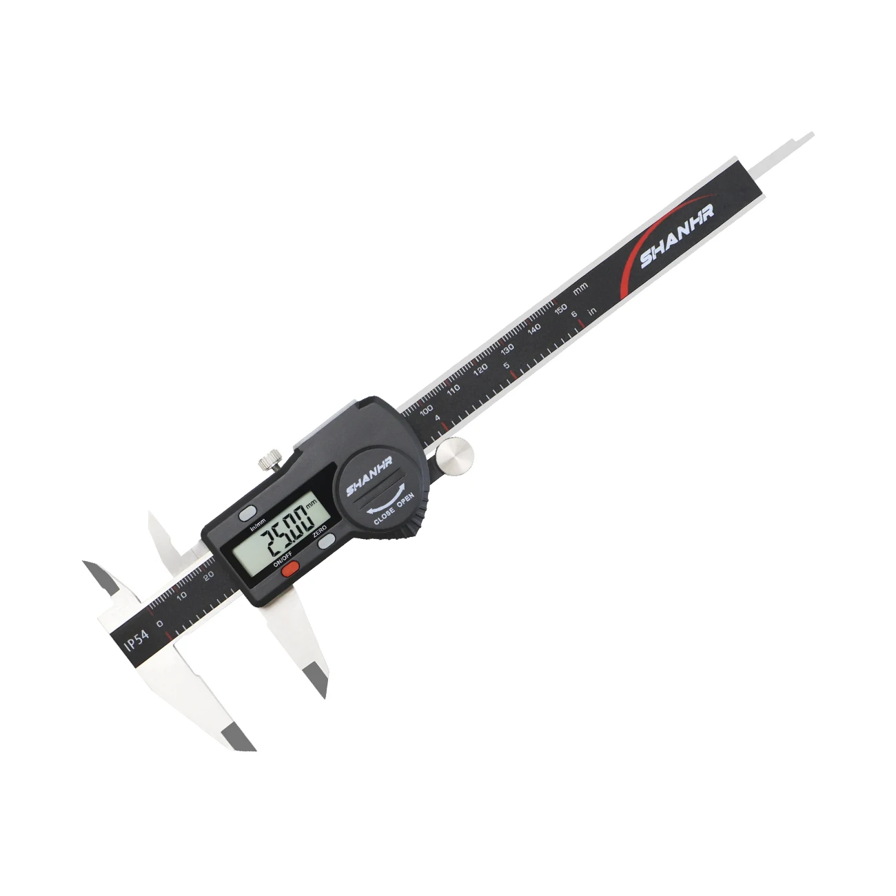 SHANHR Hardened Stainless Steel 0-150 mm Digital Caliper Messschieber Caliper Electronic Vernier Micrometro