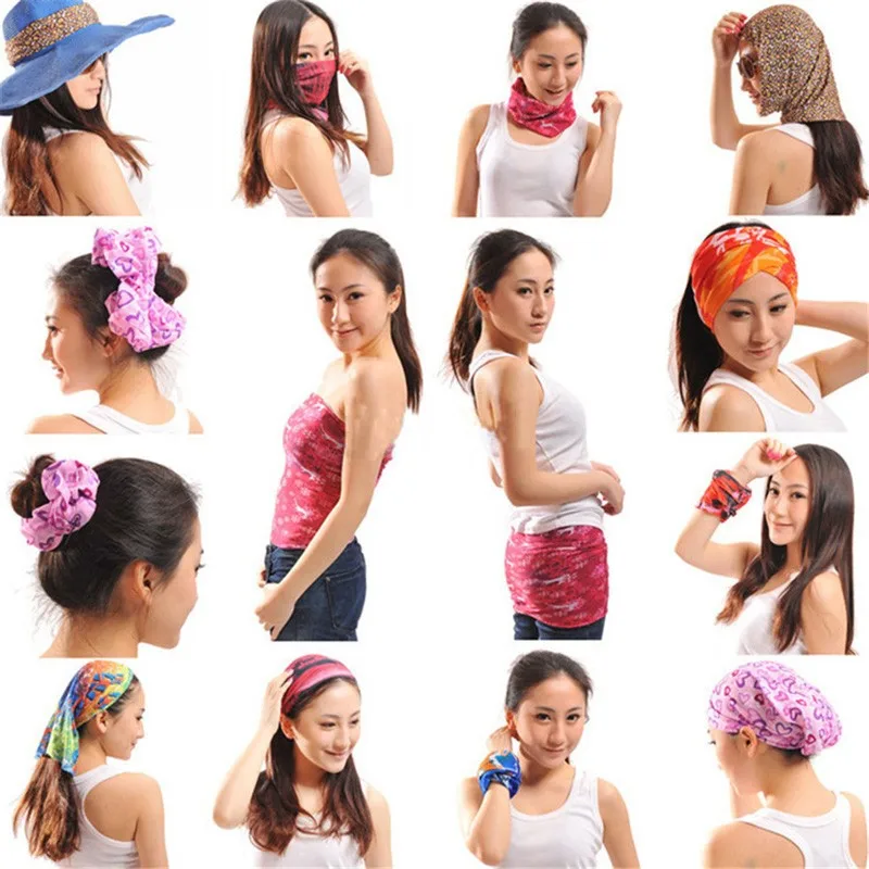 Skull Magic Ring Neck Scarf Headband Multifunctional Bandana Face Seamless Tubular Tube Unisex Men Women Unisex Scarves