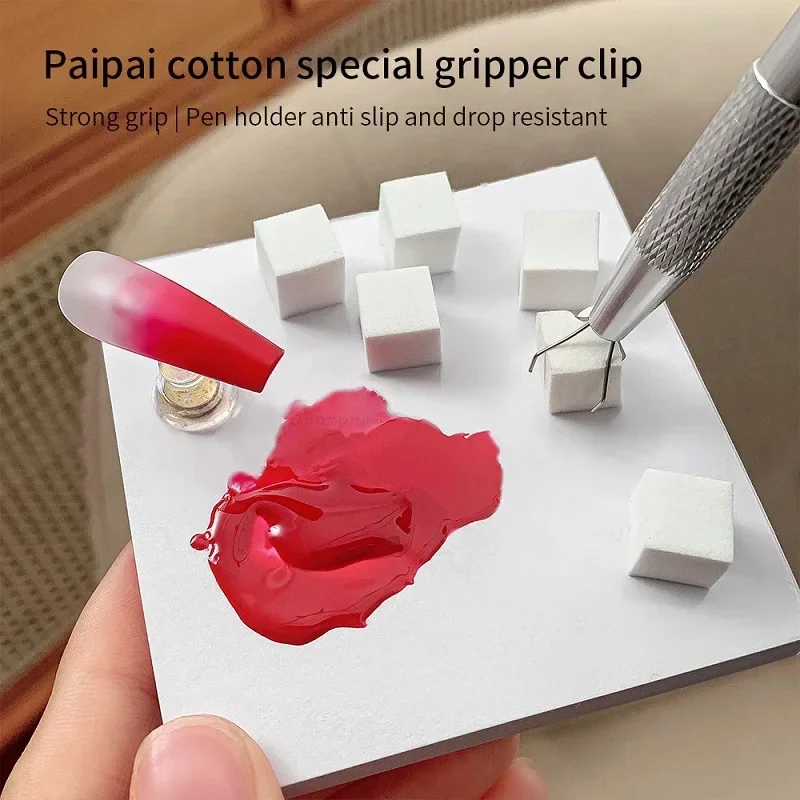 Nail Art Sponge Soft Sponges Gradient Nail Art Stamper Tools Color Fade Manicure DIY Creative Nail Sponge Gripper Tool