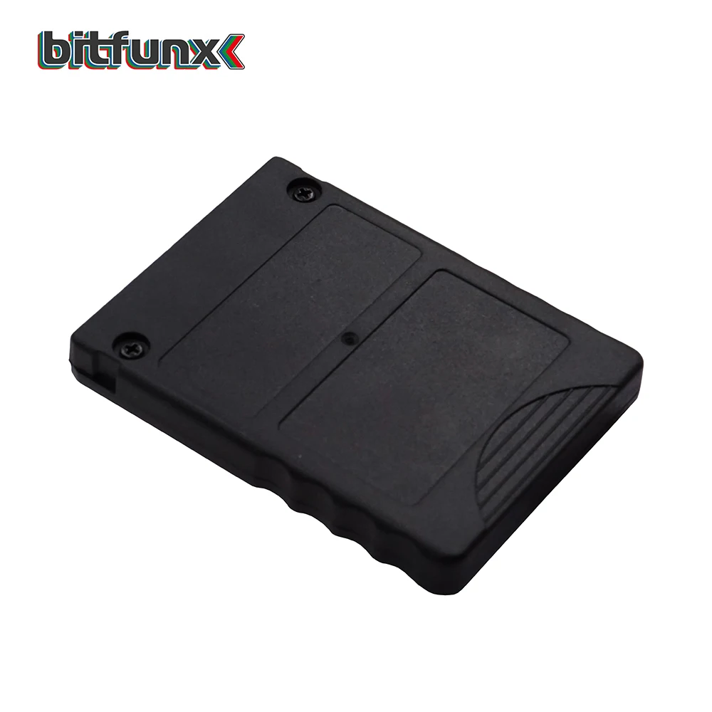 Bitfunx Black Empaty Memory 8Card 8MB/16MB/32MB/64MB/128MB/256MB Game Save for Playstation 2 PS2 Game Console