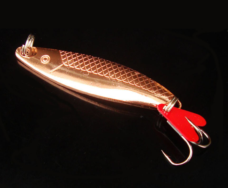 2PCS/Lot 6cm 10g Metal Spinner Spoon Fishing Lure Hard Baits Sequins Noise Paillette Artificial Bait with Treble Hook