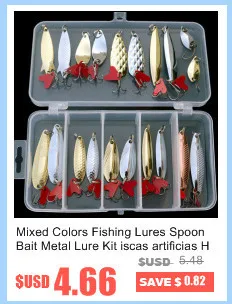 2PCS/Lot 6cm 10g Metal Spinner Spoon Fishing Lure Hard Baits Sequins Noise Paillette Artificial Bait with Treble Hook