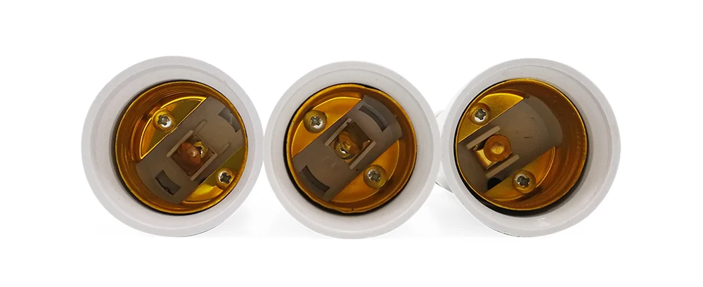 E27 To E27 Lamp Base Extender 65mm 95mm 197mm Lamp Holder Converter E27-E27 Flame Retardant Lamp Socket Adapter For Light Bulb