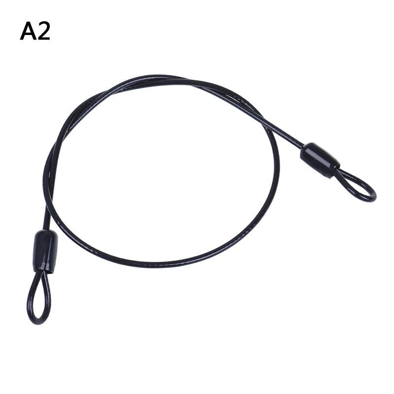 Safety Cable Steel Wire Rope 50cm For Outdoor Sports Bike Lock Guard Security Luggage