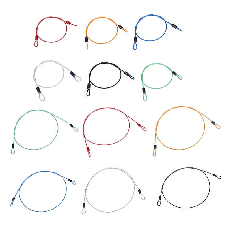Safety Cable Steel Wire Rope 50cm For Outdoor Sports Bike Lock Guard Security Luggage