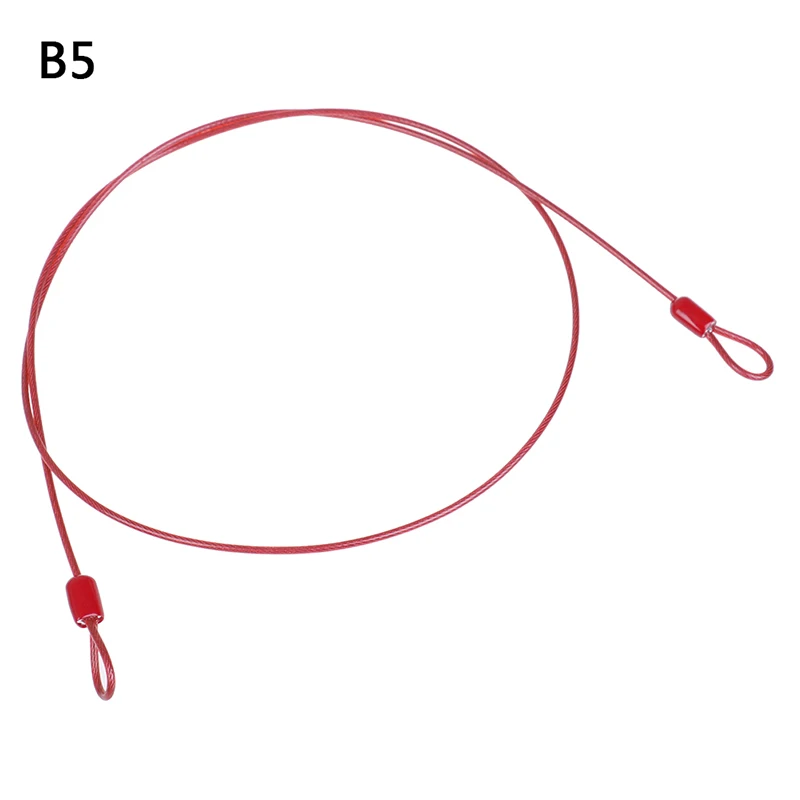 Safety Cable Steel Wire Rope 50cm For Outdoor Sports Bike Lock Guard Security Luggage