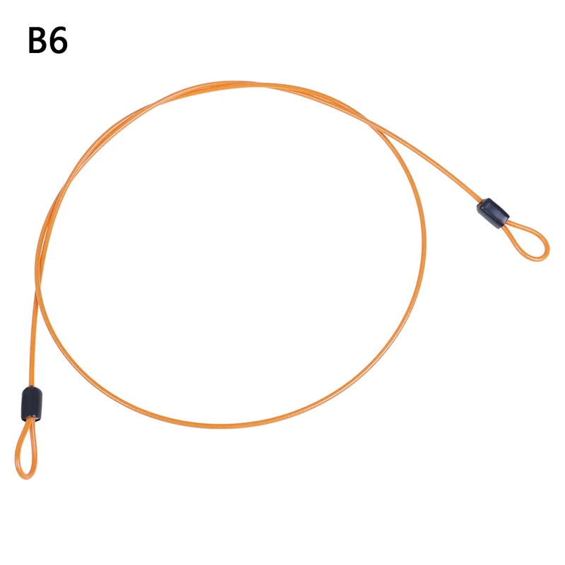 Safety Cable Steel Wire Rope 50cm For Outdoor Sports Bike Lock Guard Security Luggage