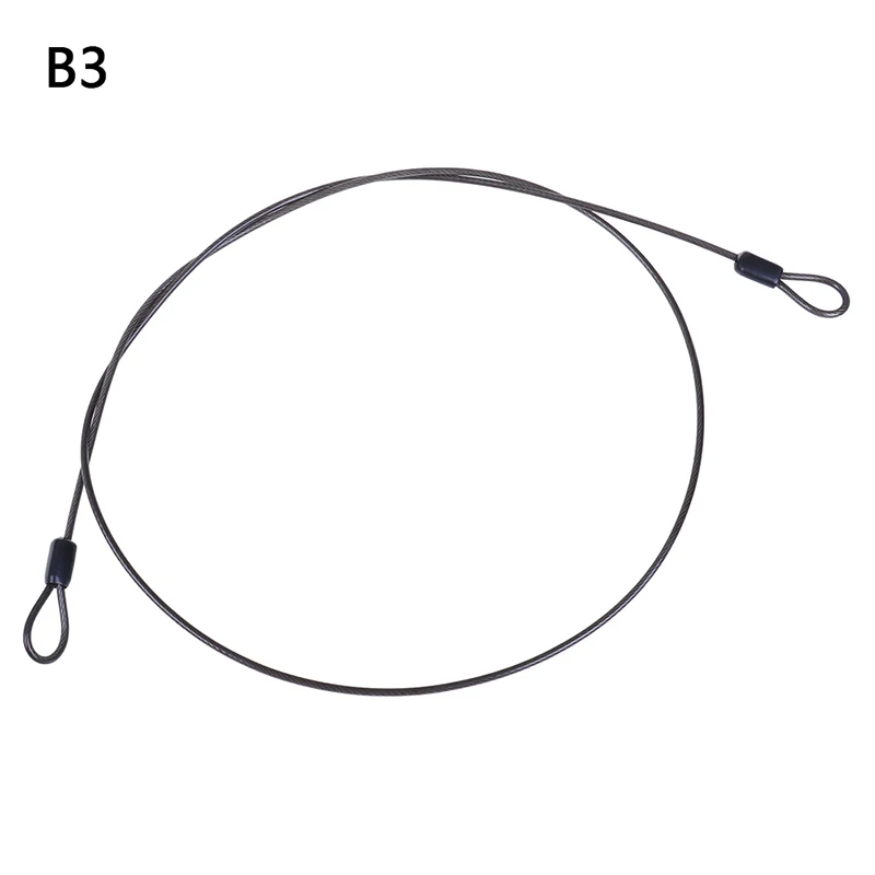 Safety Cable Steel Wire Rope 50cm For Outdoor Sports Bike Lock Guard Security Luggage