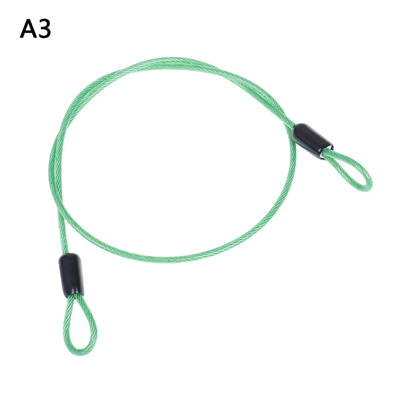 Safety Cable Steel Wire Rope 50cm For Outdoor Sports Bike Lock Guard Security Luggage