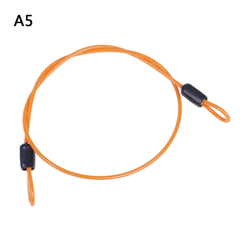 Safety Cable Steel Wire Rope 50cm For Outdoor Sports Bike Lock Guard Security Luggage