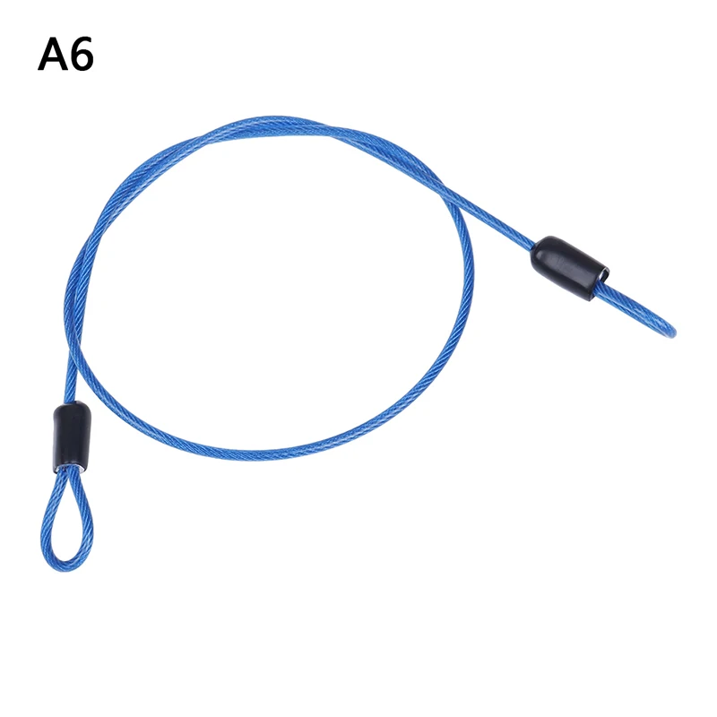 Safety Cable Steel Wire Rope 50cm For Outdoor Sports Bike Lock Guard Security Luggage