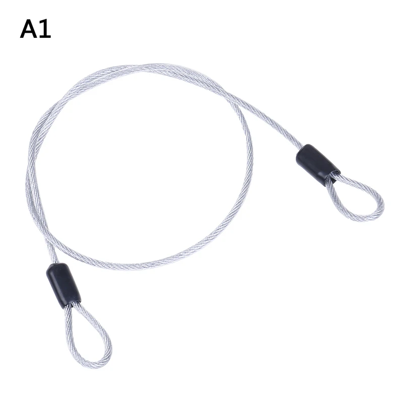 Safety Cable Steel Wire Rope 50cm For Outdoor Sports Bike Lock Guard Security Luggage