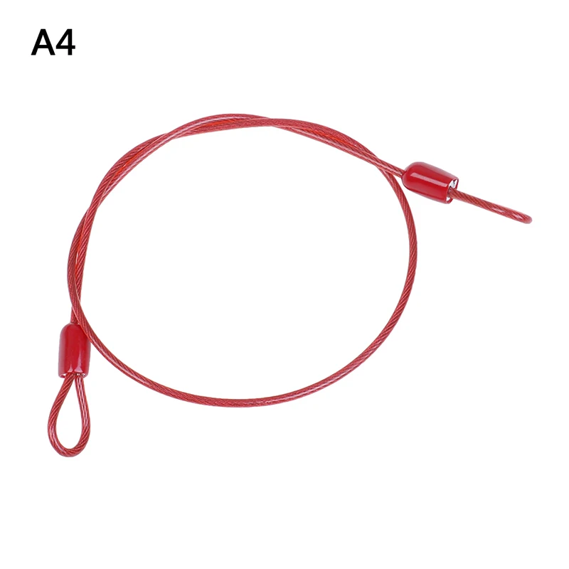 Safety Cable Steel Wire Rope 50cm For Outdoor Sports Bike Lock Guard Security Luggage