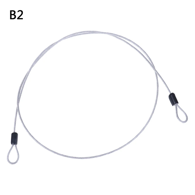 Safety Cable Steel Wire Rope 50cm For Outdoor Sports Bike Lock Guard Security Luggage