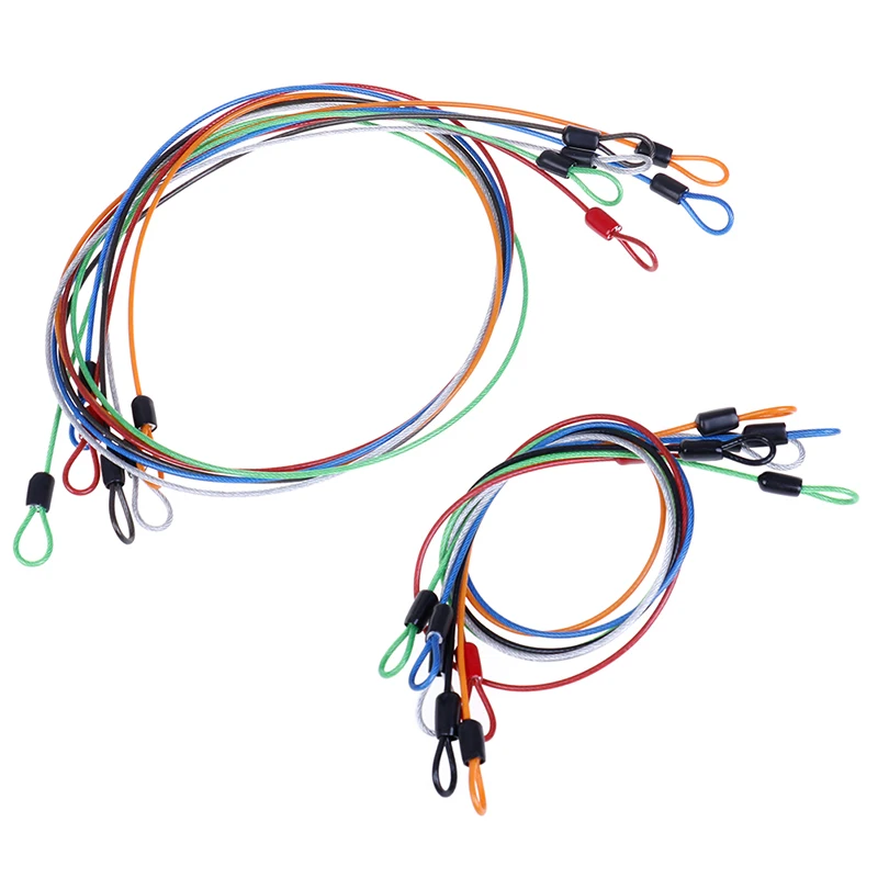 Safety Cable Steel Wire Rope 50cm For Outdoor Sports Bike Lock Guard Security Luggage