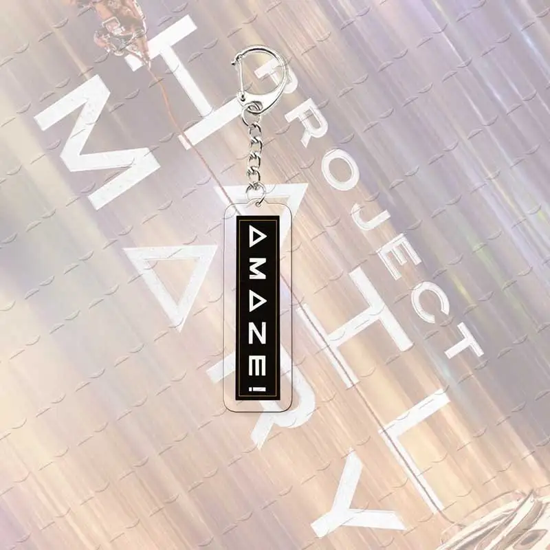 Project Hail Mary Mission Crest Acrylic Keychain Bag Charm Accessories Rocky Space Andy Weir Astrophage Keyrings Pendant