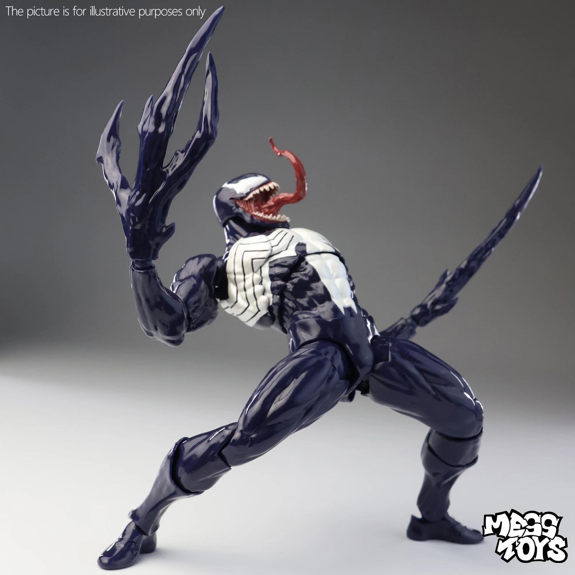 Mess Toys Lethal Neighbor Venom Anime Action Figure Black Spider Man Spider-Man Action Figure Gifts Toys