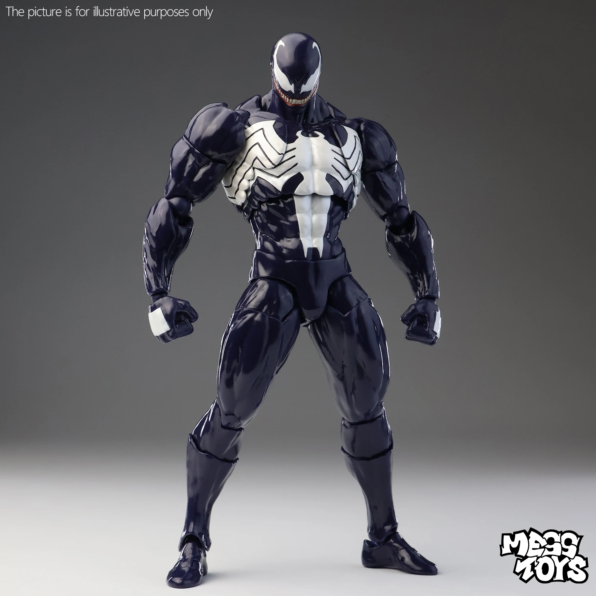 Mess Toys Lethal Neighbor Venom Anime Action Figure Black Spider Man Spider-Man Action Figure Gifts Toys